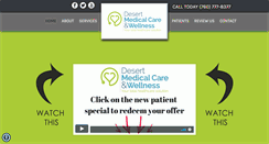 Desktop Screenshot of desertmedicalcare.com
